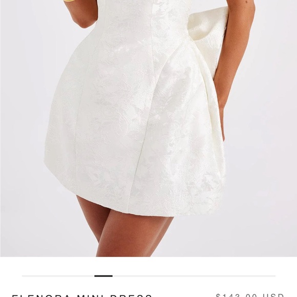 Babyboo Elenora Ivory Floral Mini Dress - Picture 3 of 10